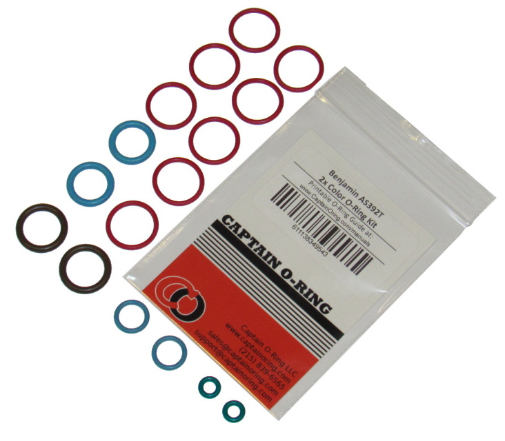 2 Crosman 400  Two URETHANE O-Ring Seal Kits Exploded View w/ Guide