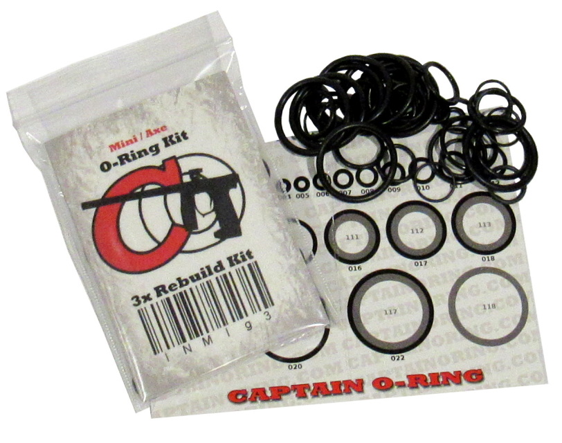 Empire Vanquish 5X Color Coded Paintball o-Ring Rebuild kit by Flasc Paintball 