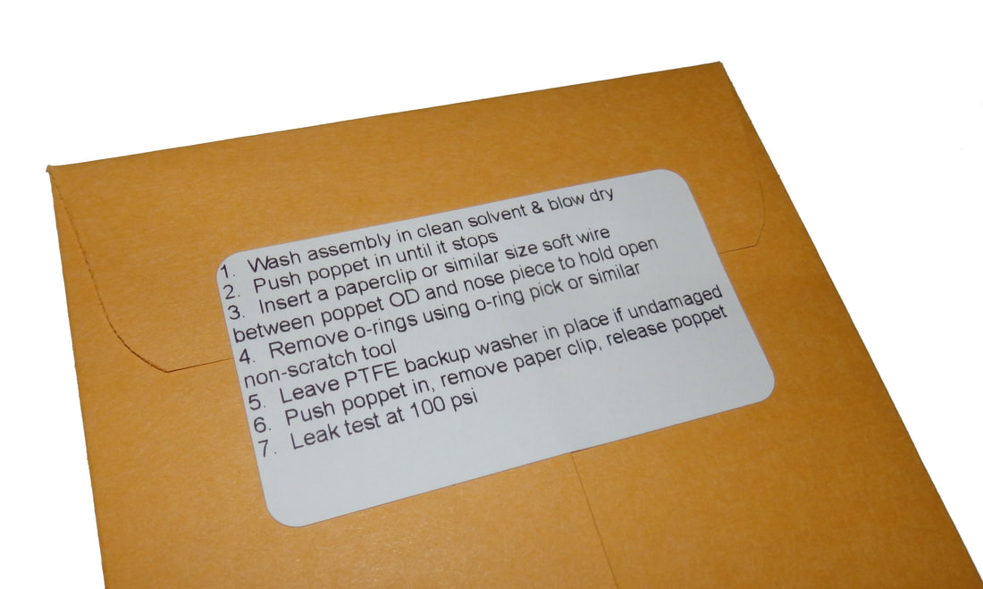 Kraft paper envelope with instructions