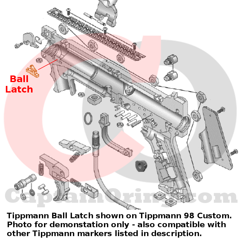 HPAT 10Pcs/Pack Paintball Ball Detent Universal For Tippmann Model 98 Custom 98 